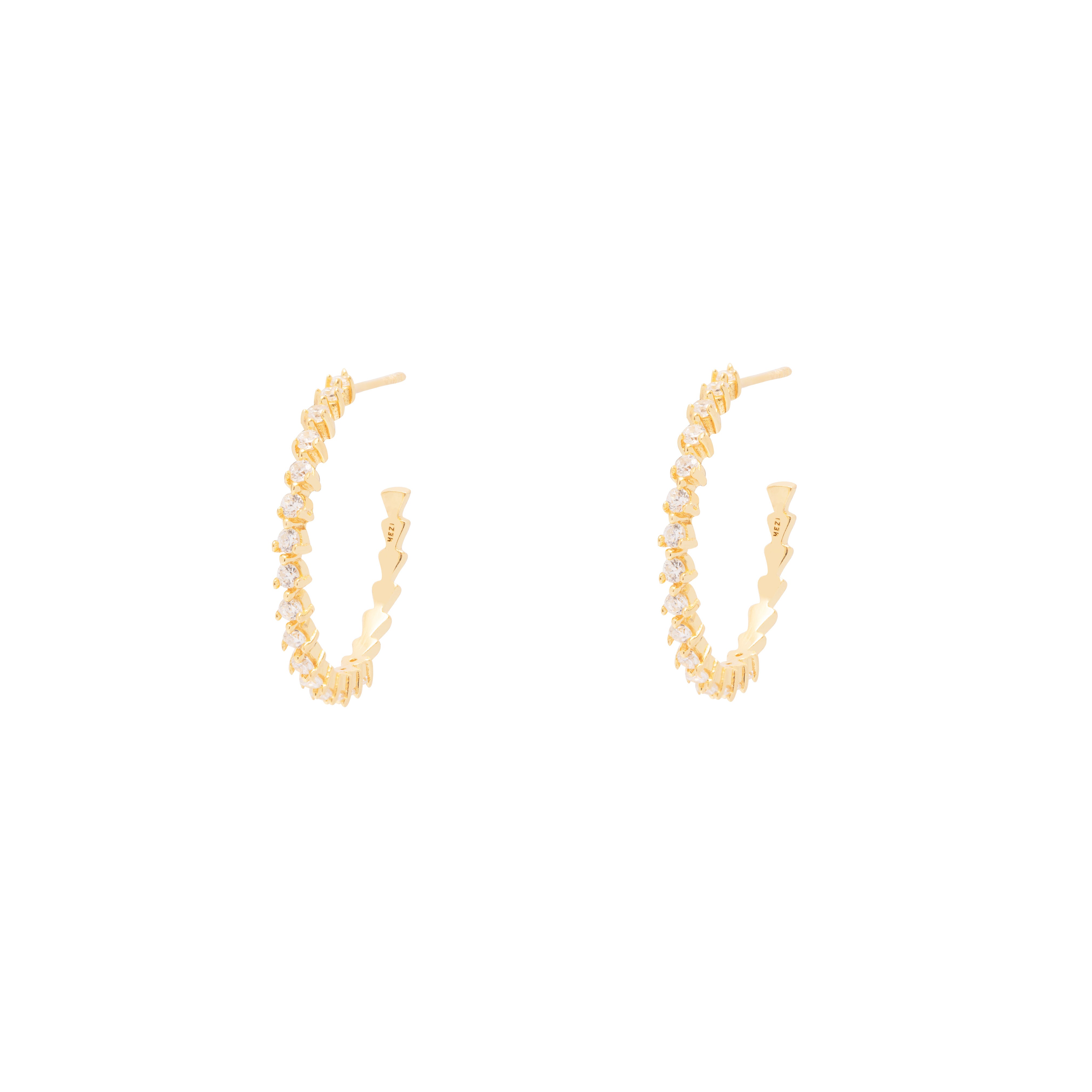 Benya crystal hoops | MEZI