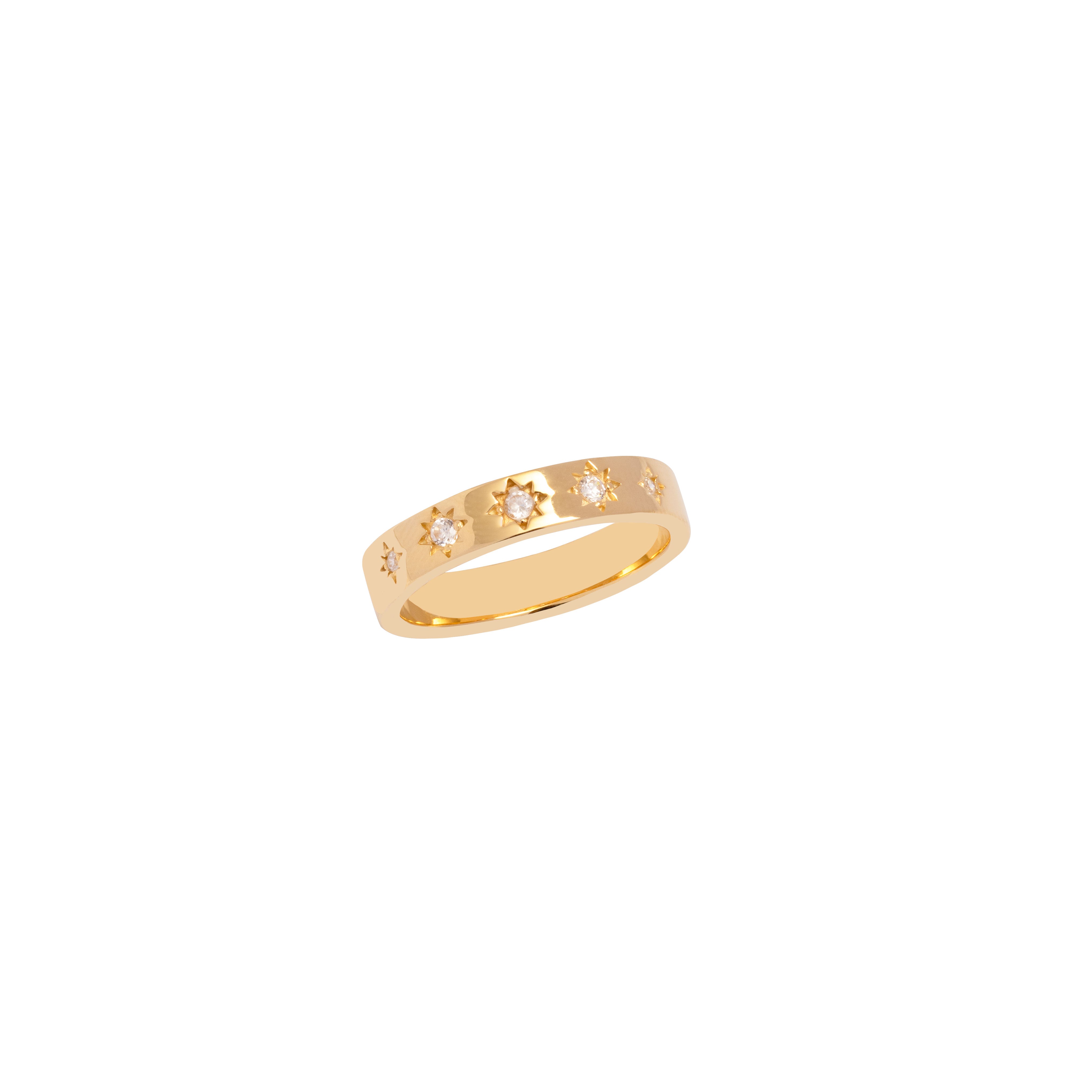 Bliss star cubic zirconia ring | MEZI