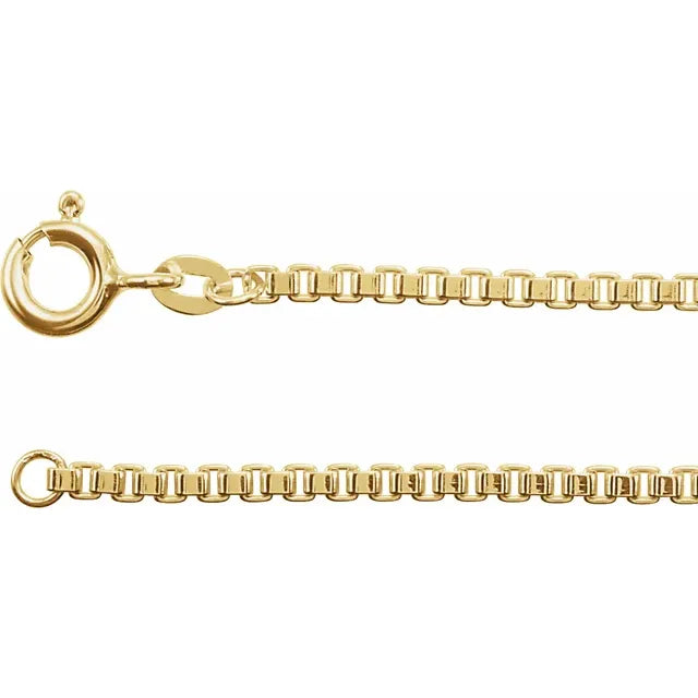 Box Chain 2mm 14k Gold Filled