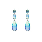 Cai tear drop crystal earrings