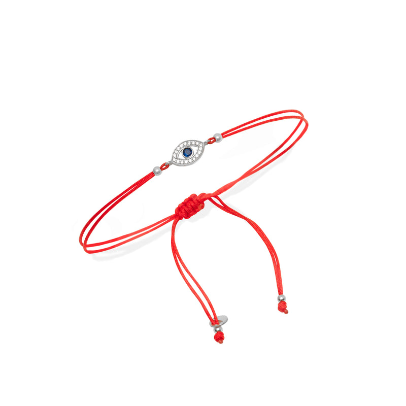 Celek evil eye crystal thread bracelet