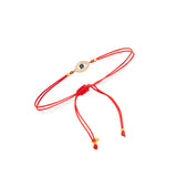 Celek evil eye crystal thread bracelet