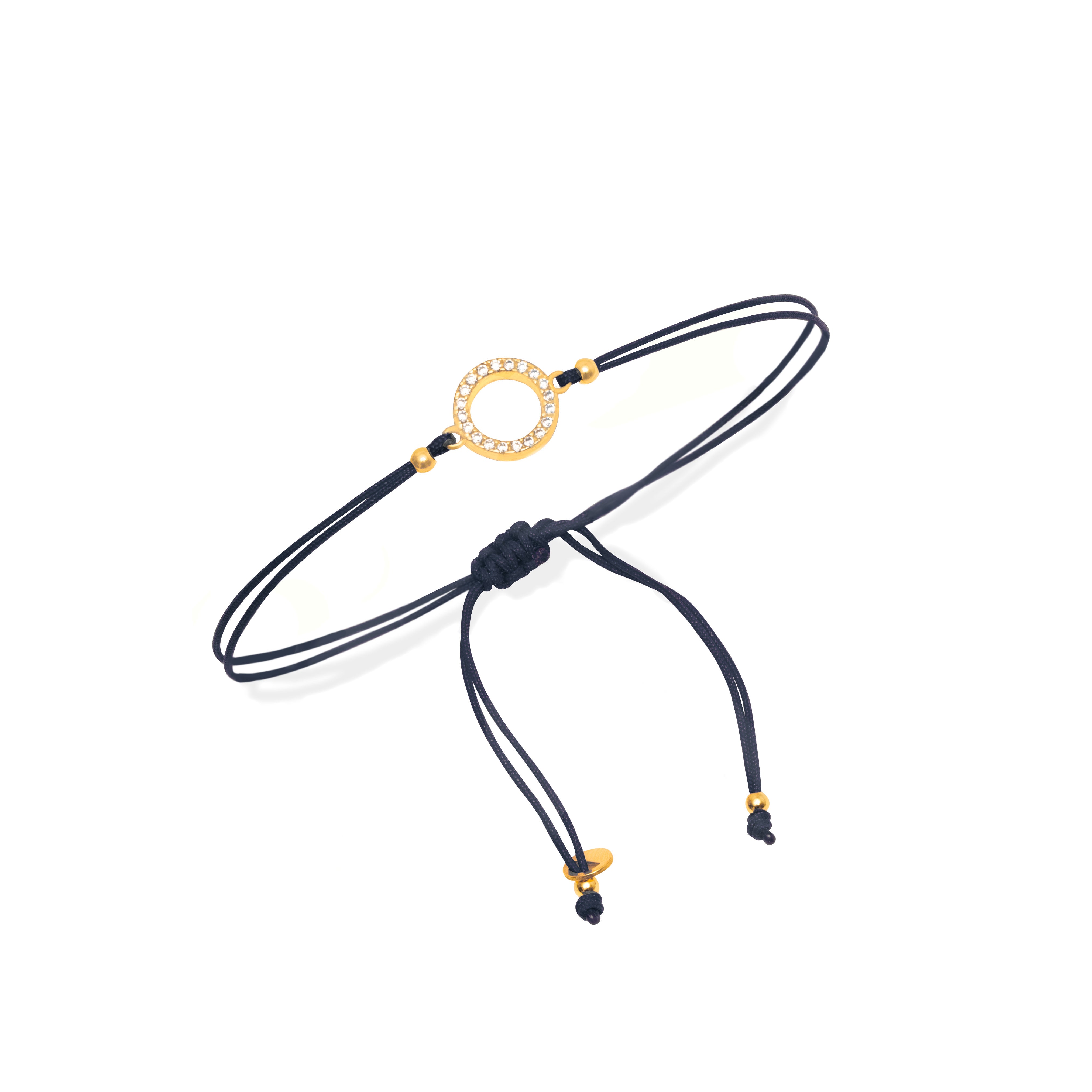 Circle crystal thread bracelet | MEZI