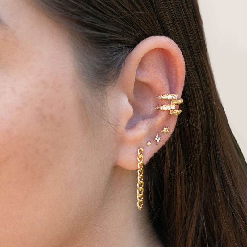 Forka crystal ear cuff