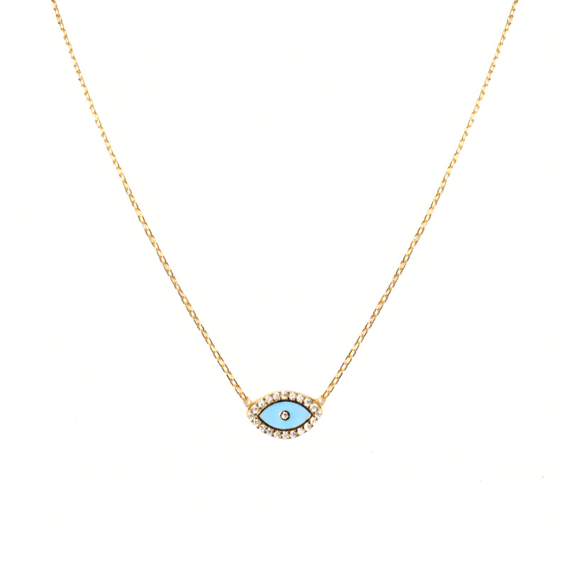 Delia evil eye pendant