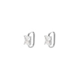 Elvira crystal hoop earrings