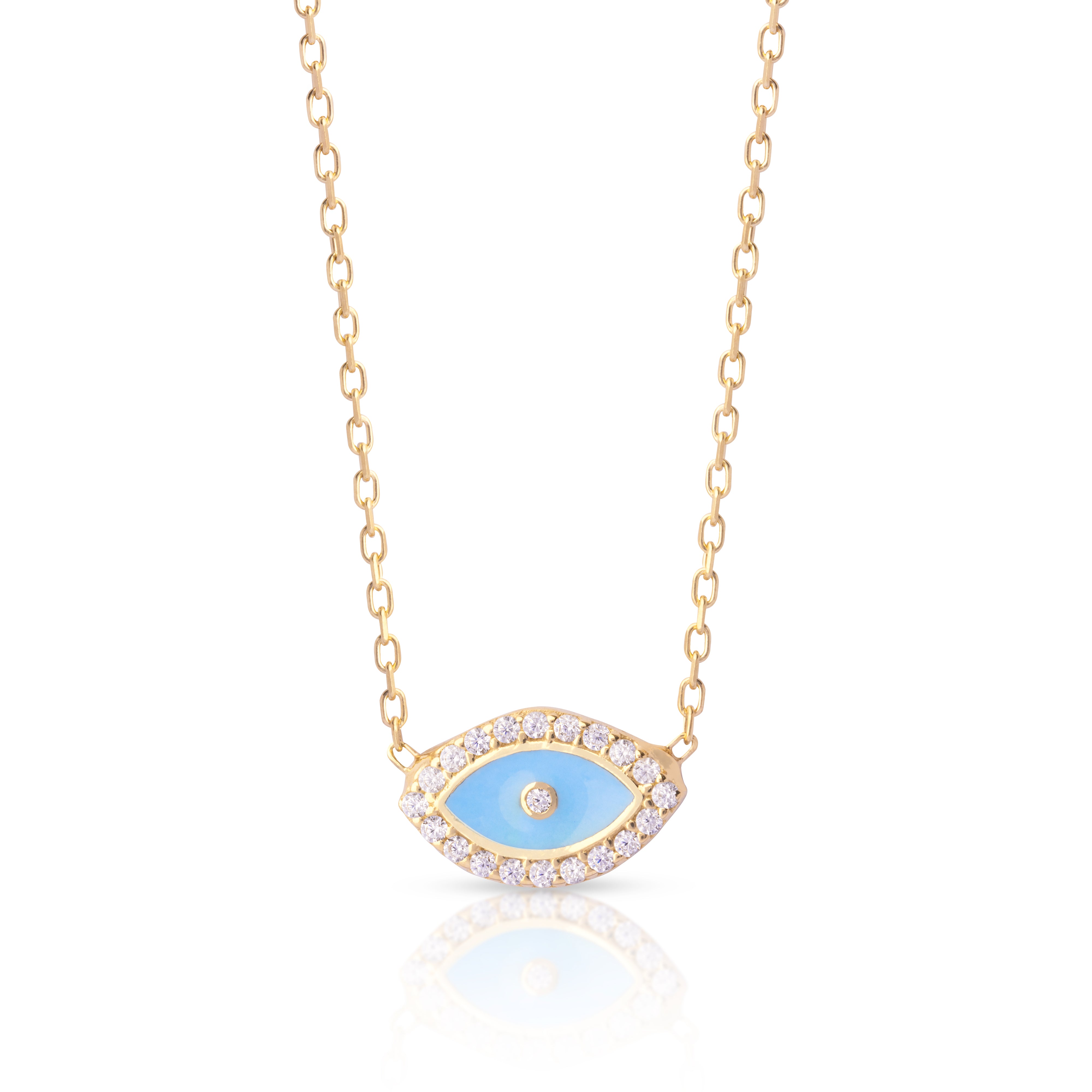 Delia evil eye pendant