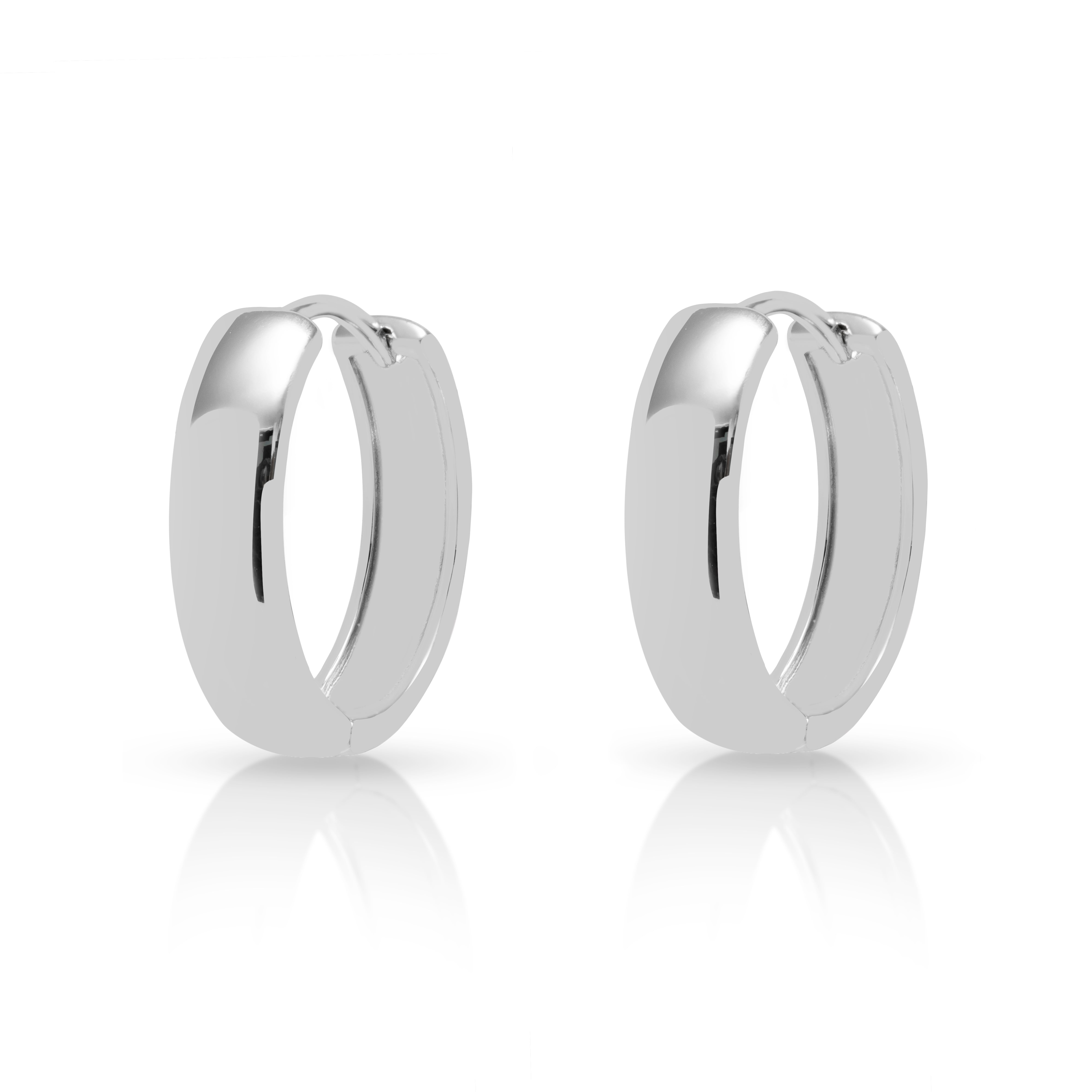 Mezi 14K Gold Plated Gibson Hoop Earrings | Jewellery | MEZI | MEZI