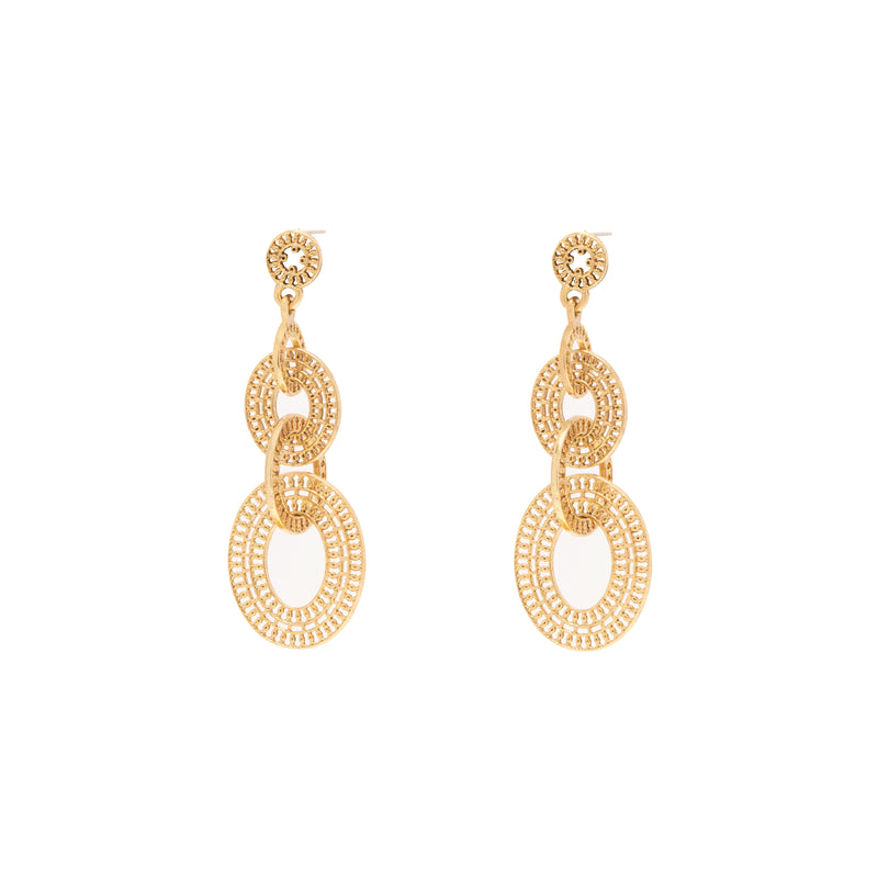 Goldie antique gold earrings
