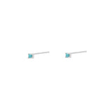 Hira turquoise studs