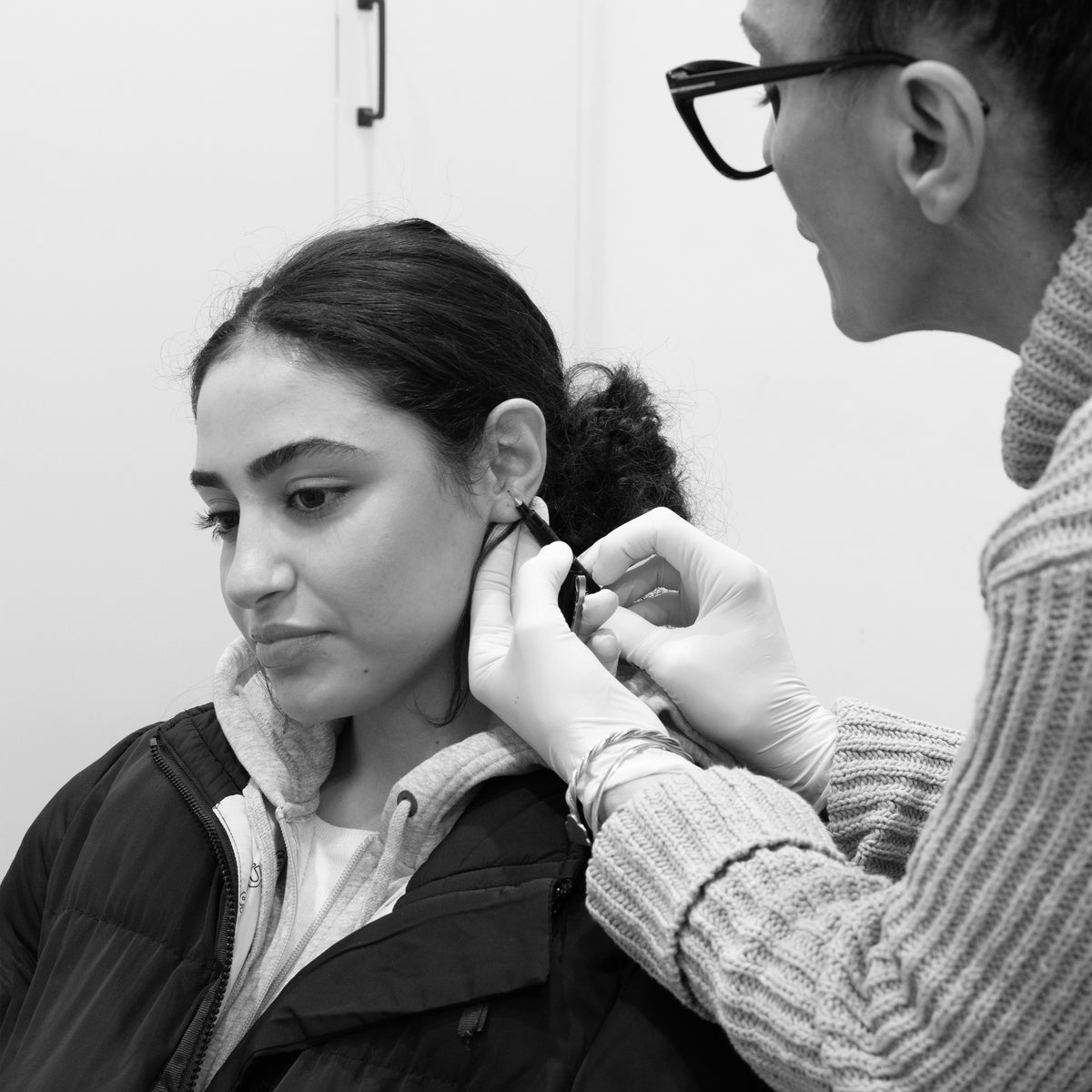 Needle piercing