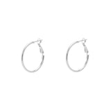 Plain fashion hoop earrings