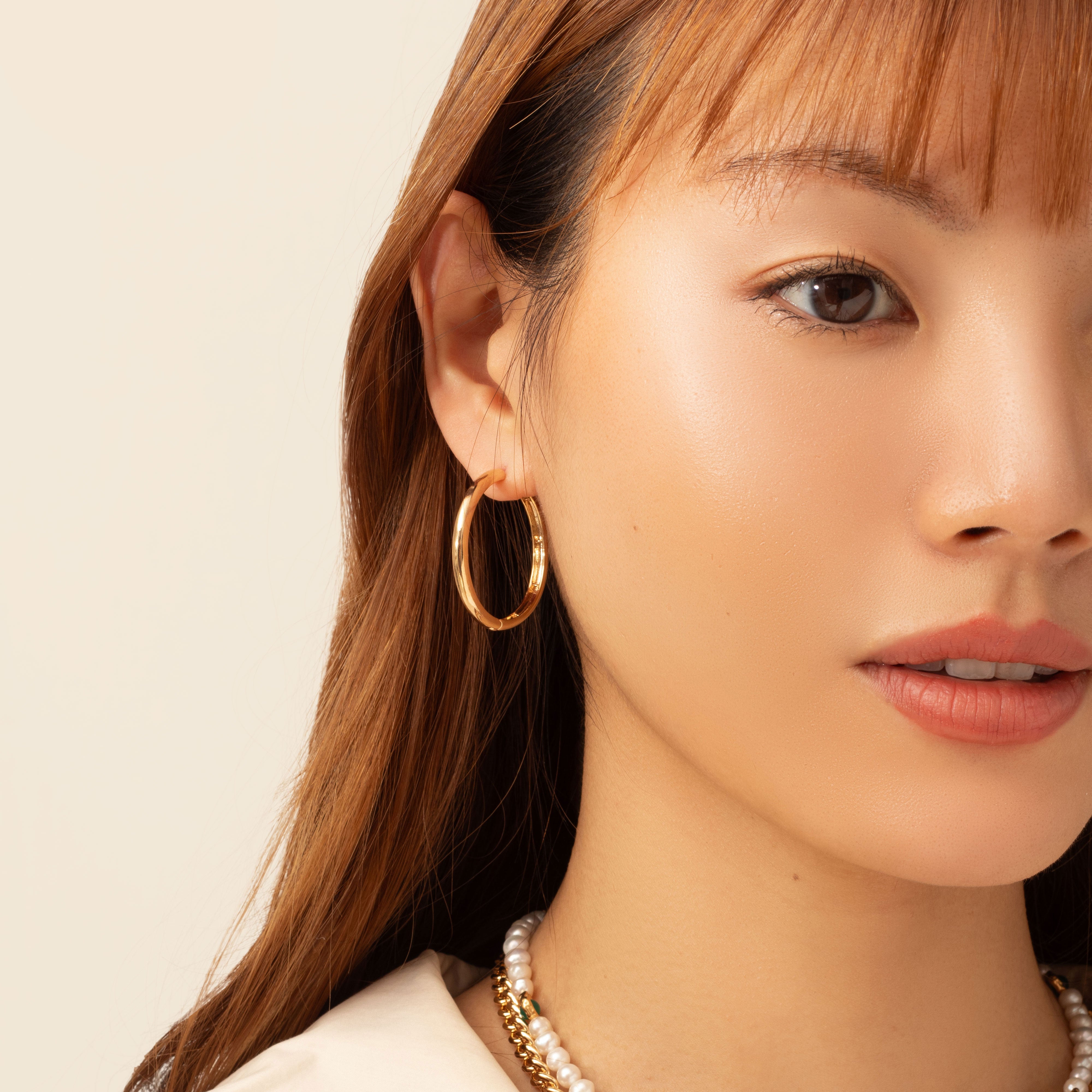 Ronala hoop earrings | MEZI