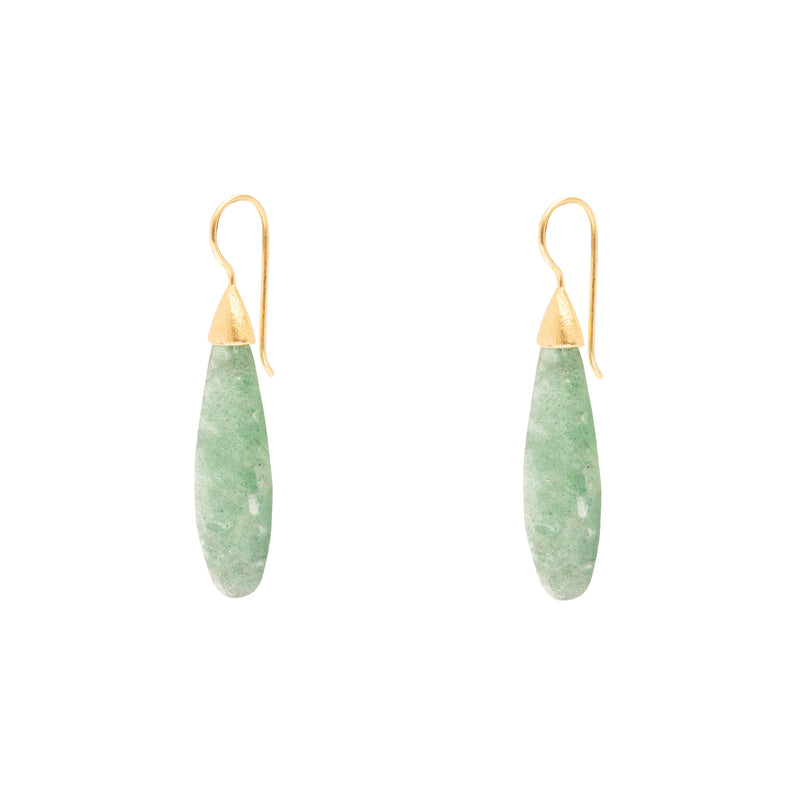 Imogen teardrop semi-precious earrings