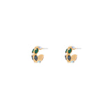Jenna crystal hoops