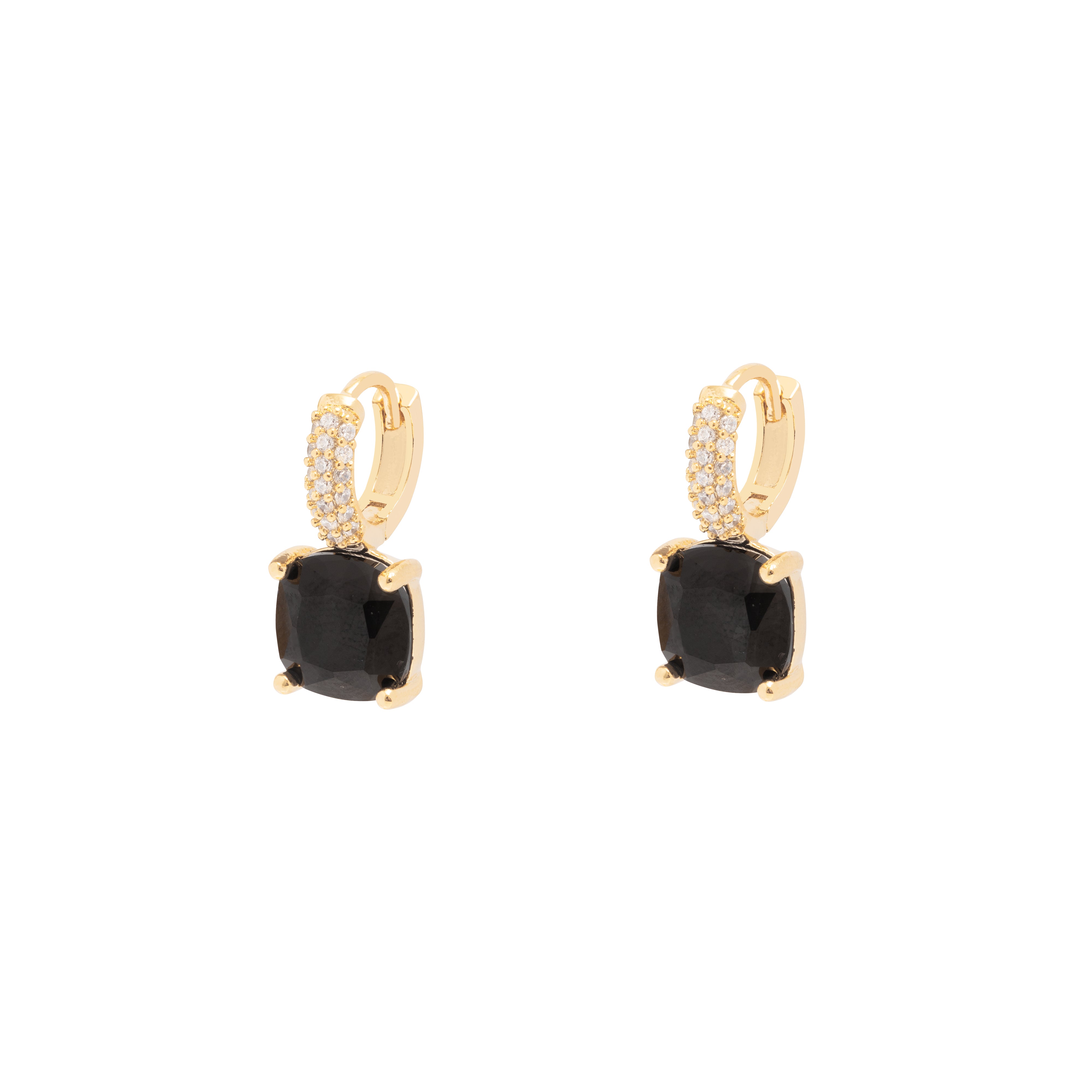 Jenny drop crystal huggies | MEZI