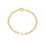 Jitka pearl link chain necklace