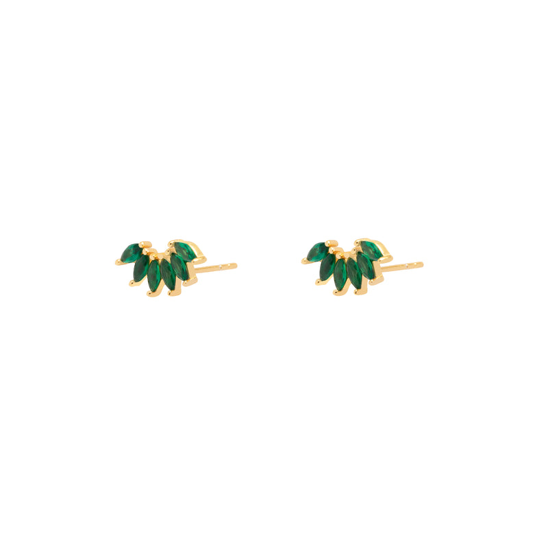 Jona feather stud earrings