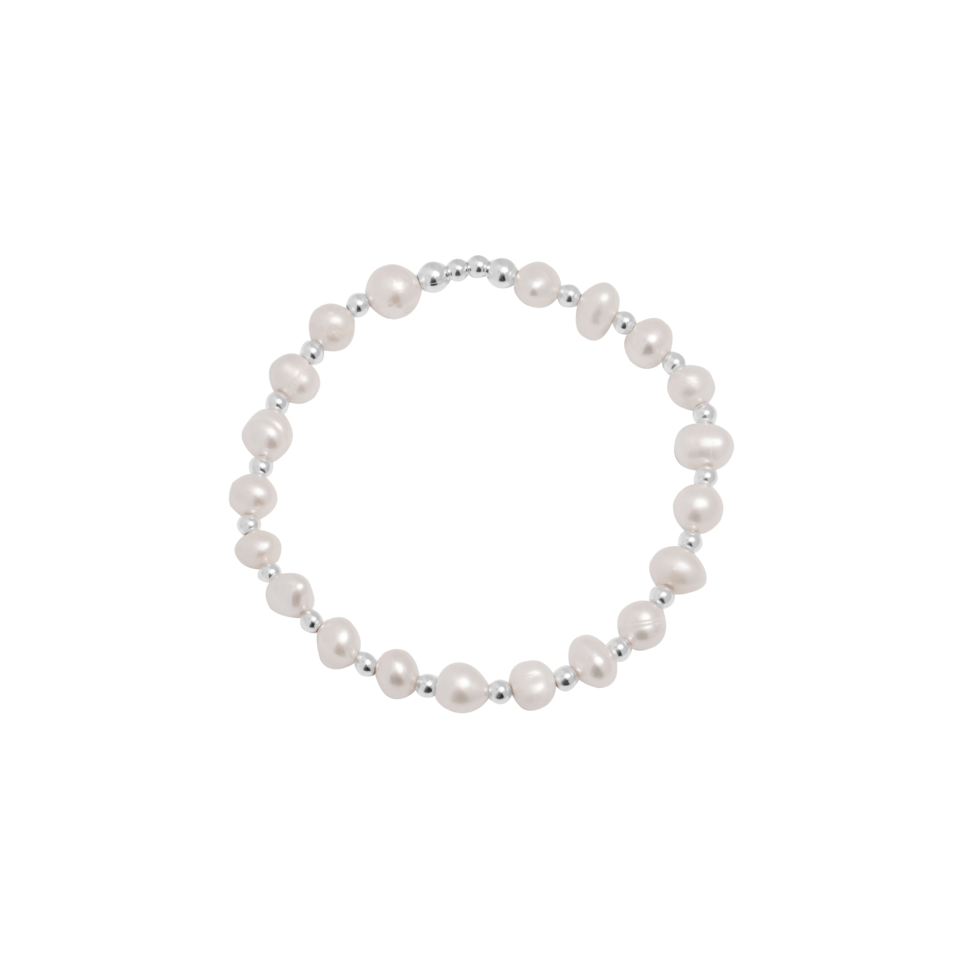 Kenal freshwater pearl & sterling silver bracelet | MEZI