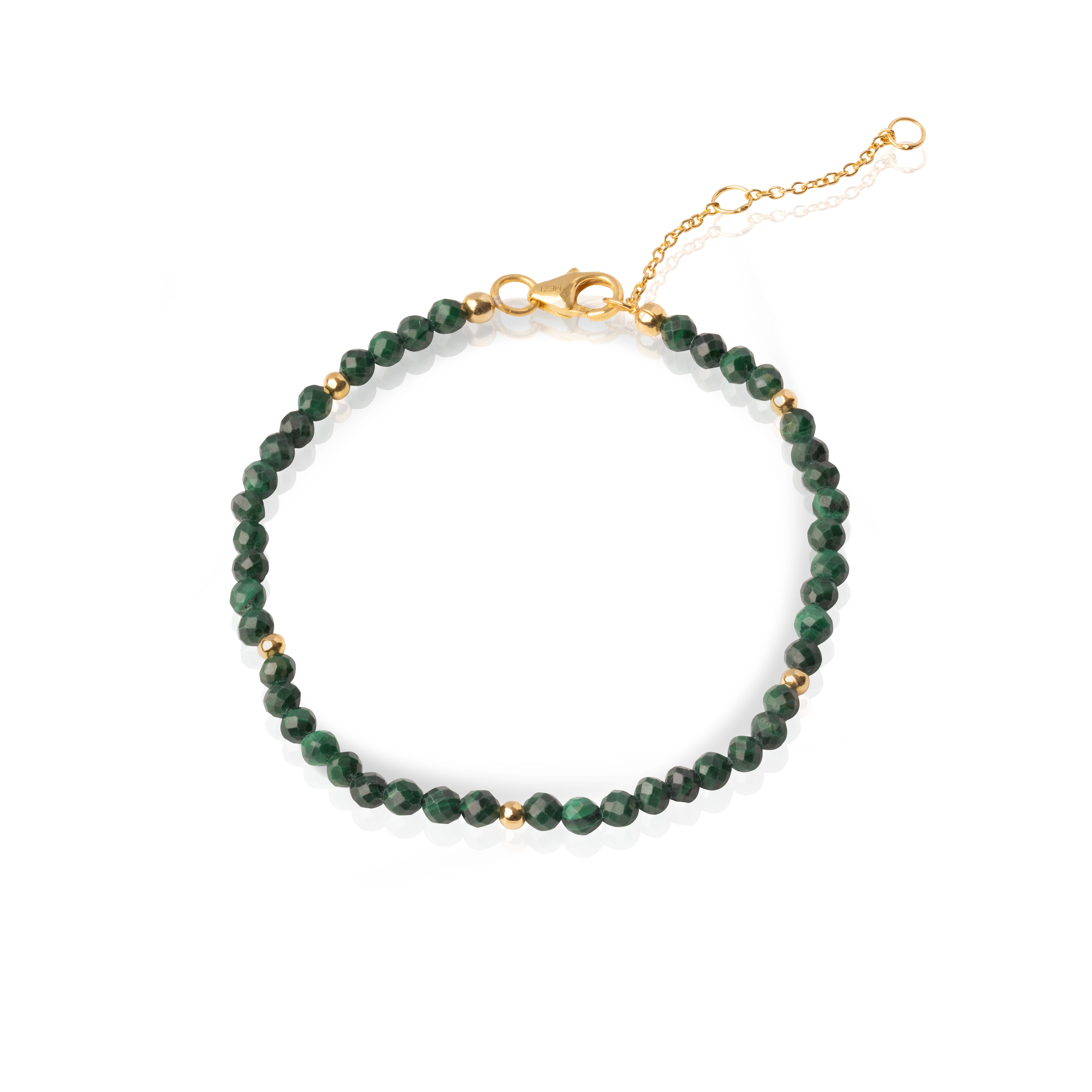 Klara Gold vermeil Natural Precious Stone Bracelet | MEZI