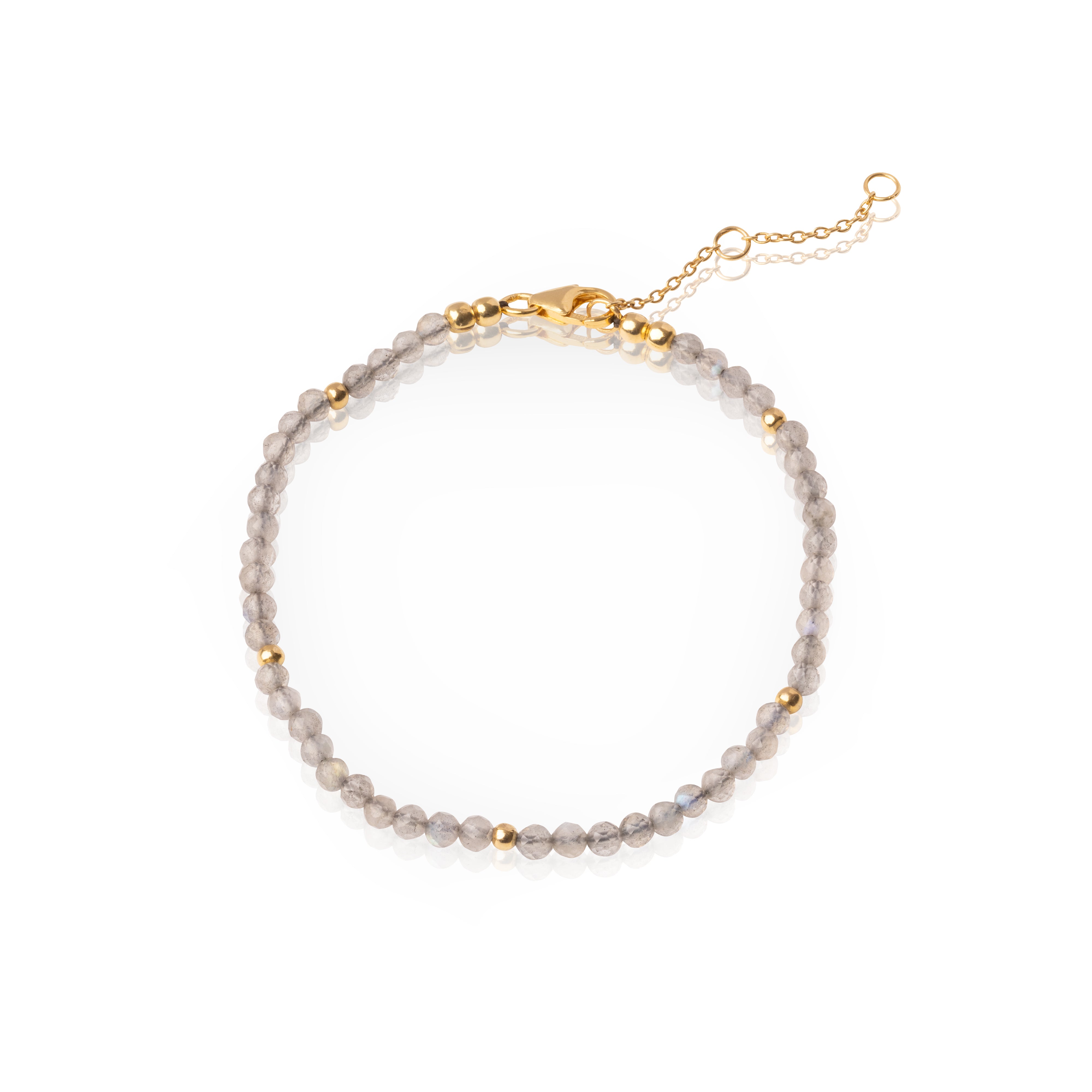 Klara Gold vermeil Natural Precious Stone Bracelet | MEZI