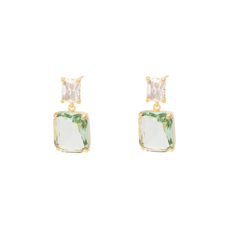 Layne chrysolite drop earrings