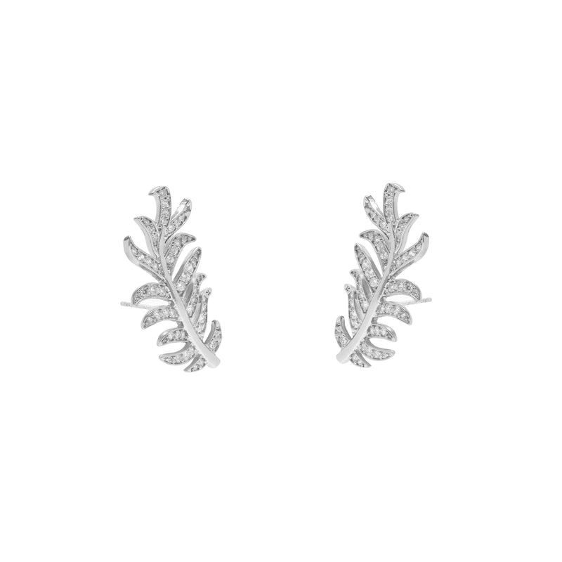 Lefa crystal stud earrings