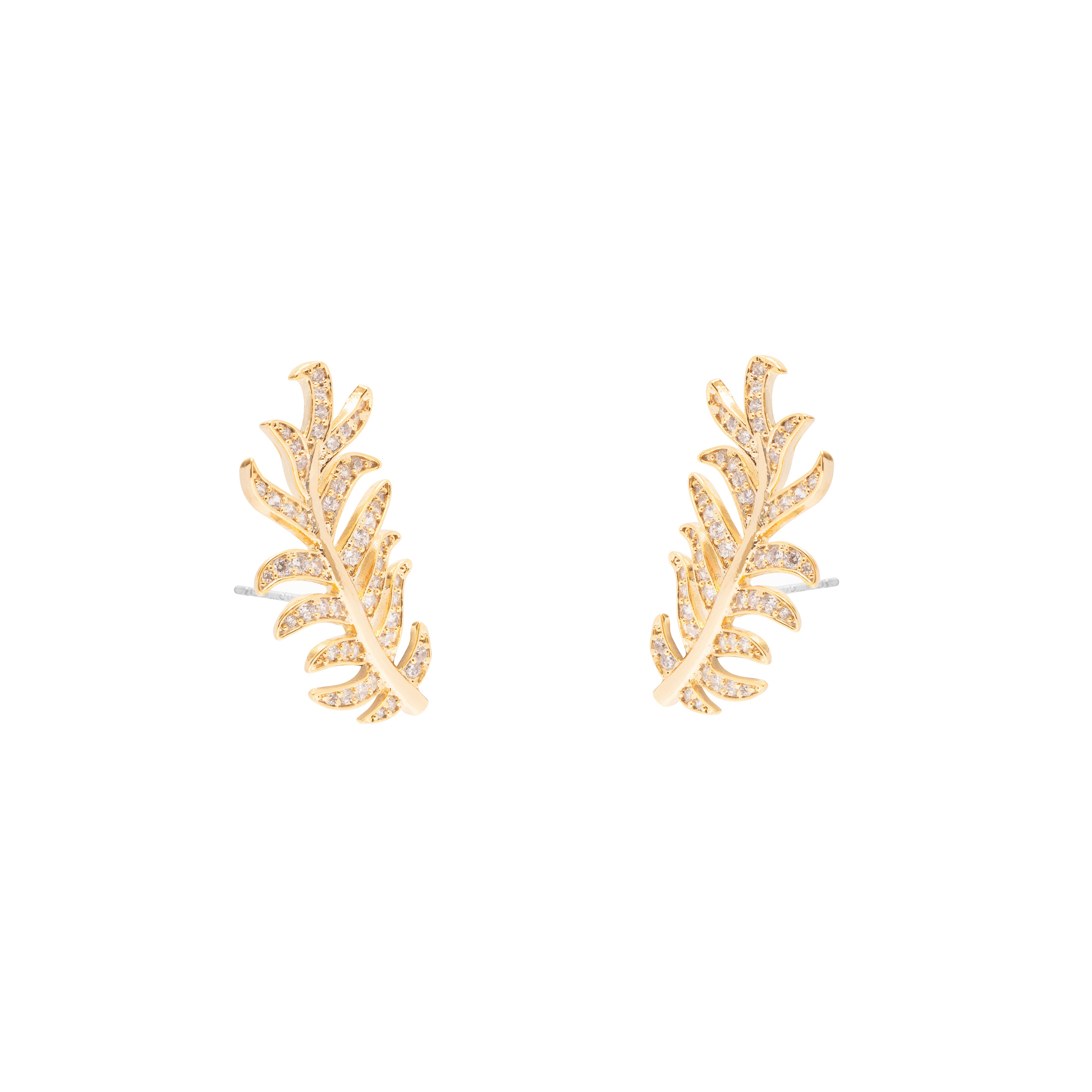 Lefa crystal stud earrings | MEZI