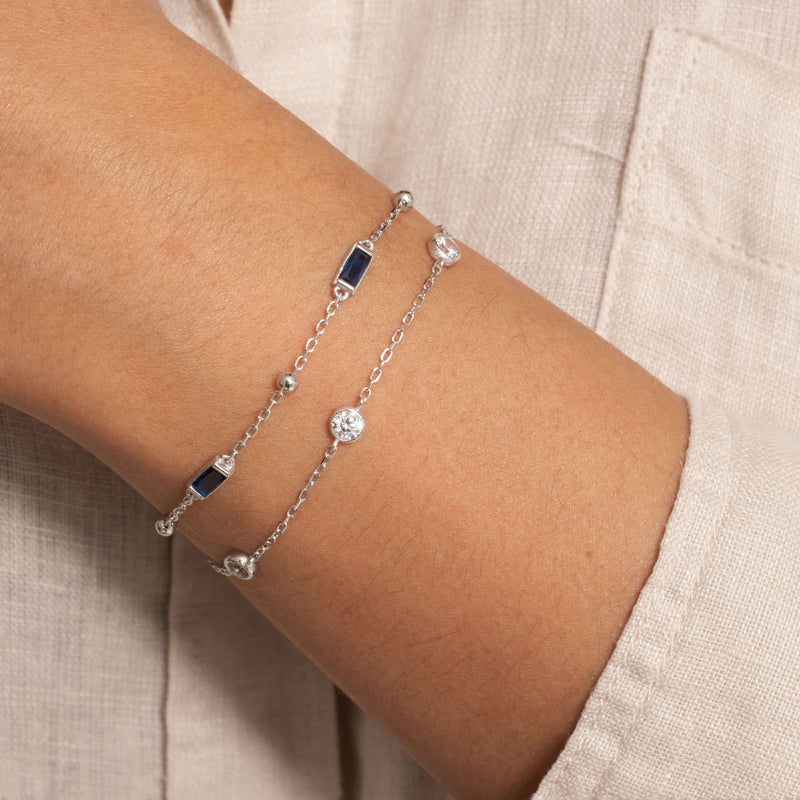 Volta eyelet crystal bracelet