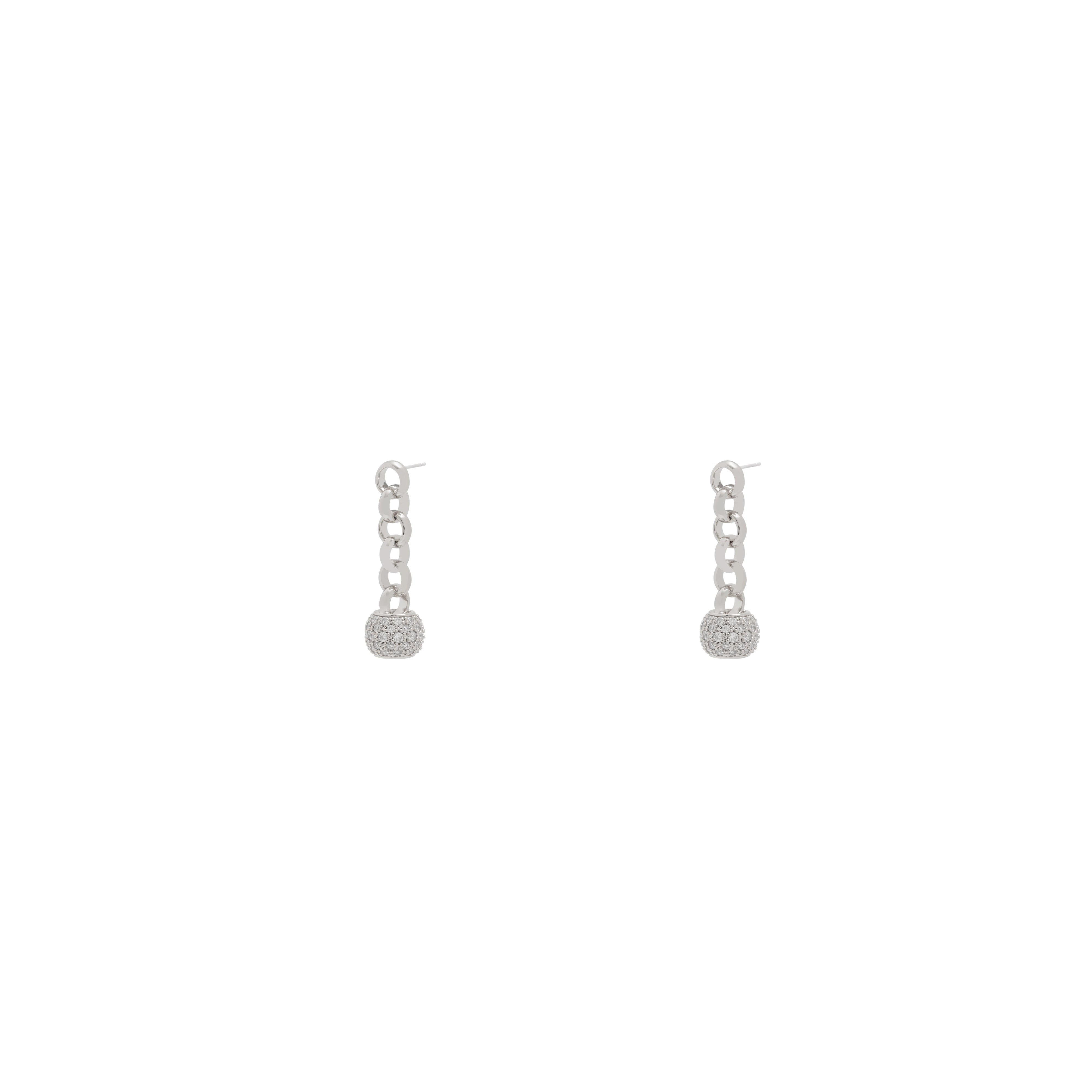 Merle chain ball earrings | MEZI