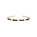 Miah crystal enamel cuff bracelet