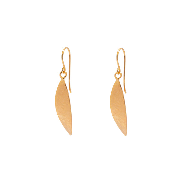 Nakit gold leaf earrings