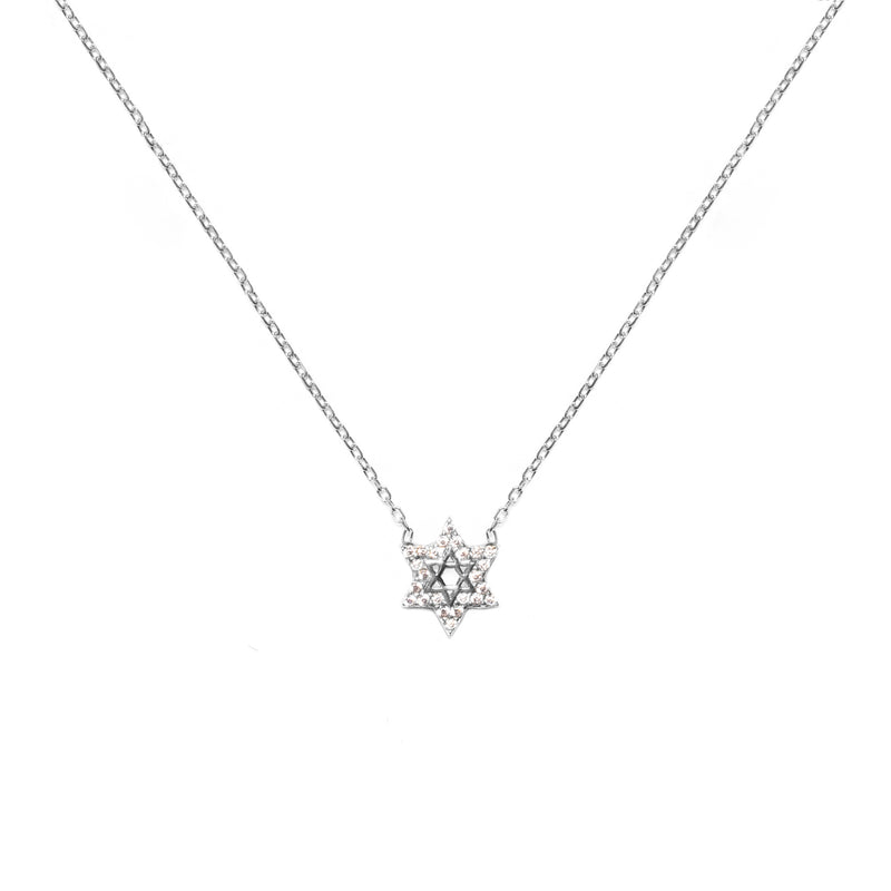 Pave star crystal pendant