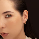 Pearl bead 14k gold Labret bar