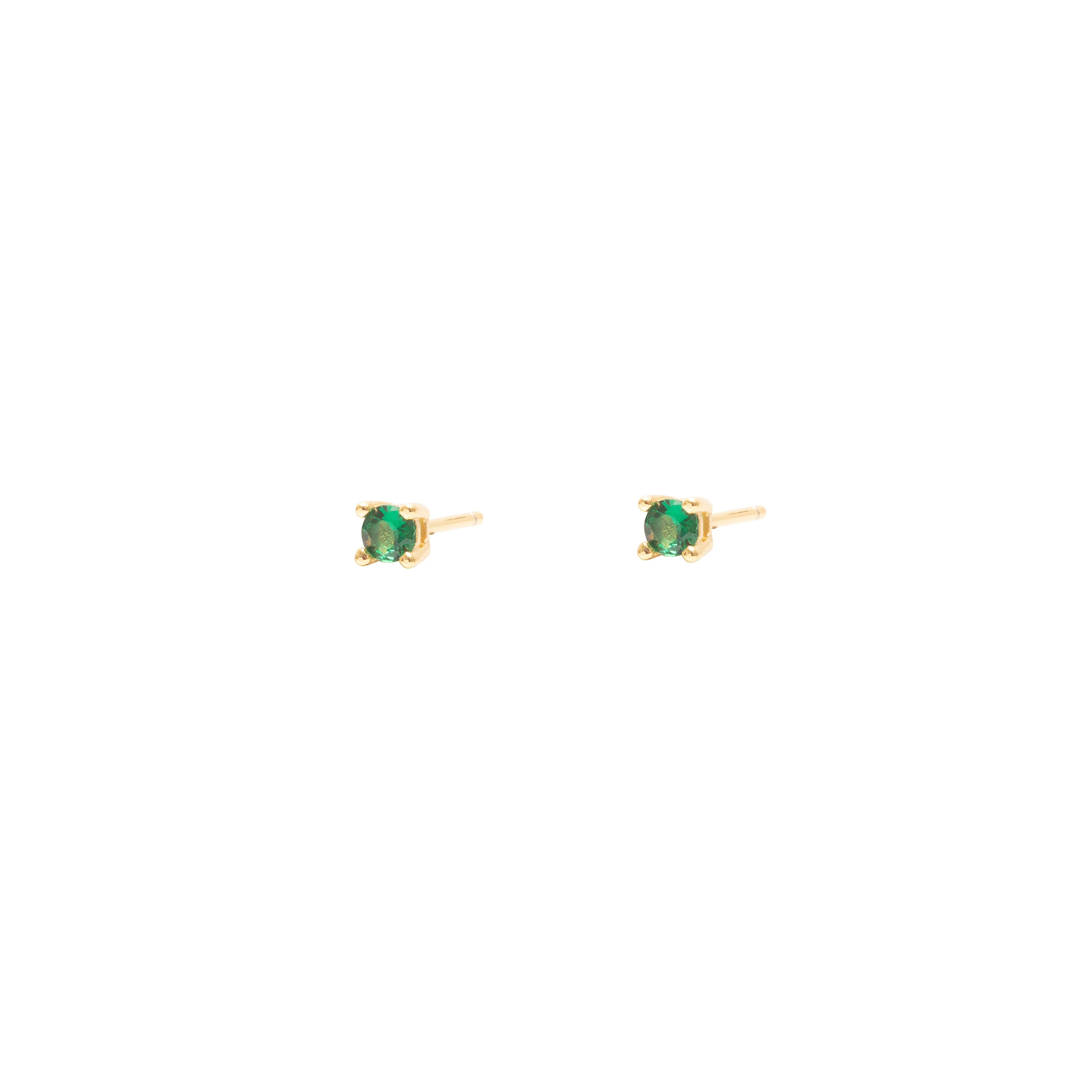 Pera coloured crystal stud earrings | MEZI