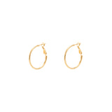 Plain fashion hoop earrings