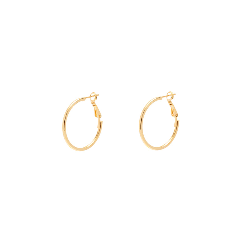 Plain fashion hoop earrings