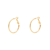 Plain fashion hoop earrings