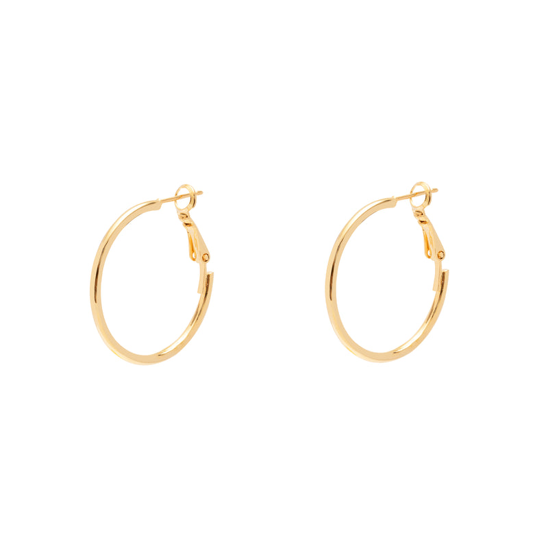 Plain fashion hoop earrings