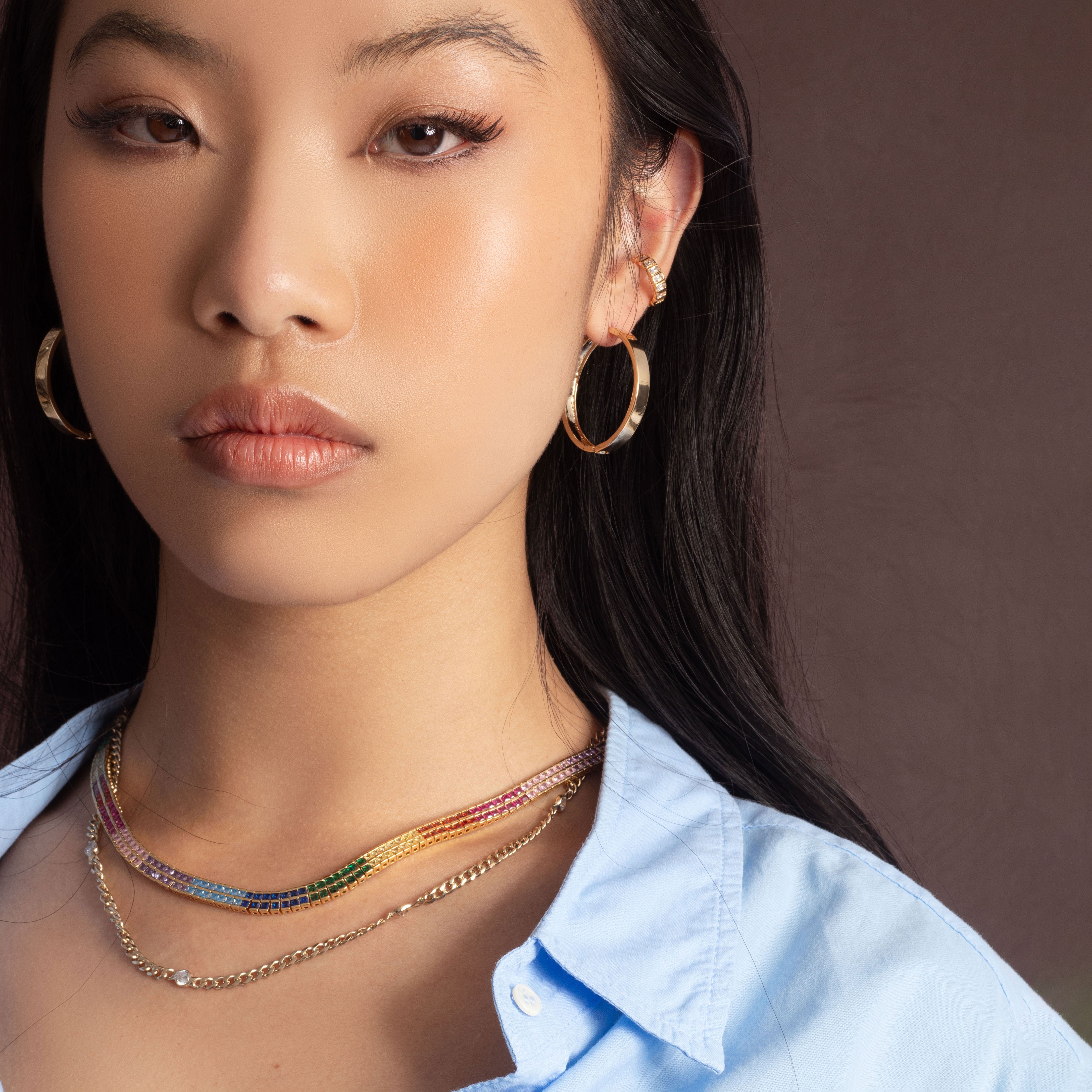 Plana hoop earrings | MEZI