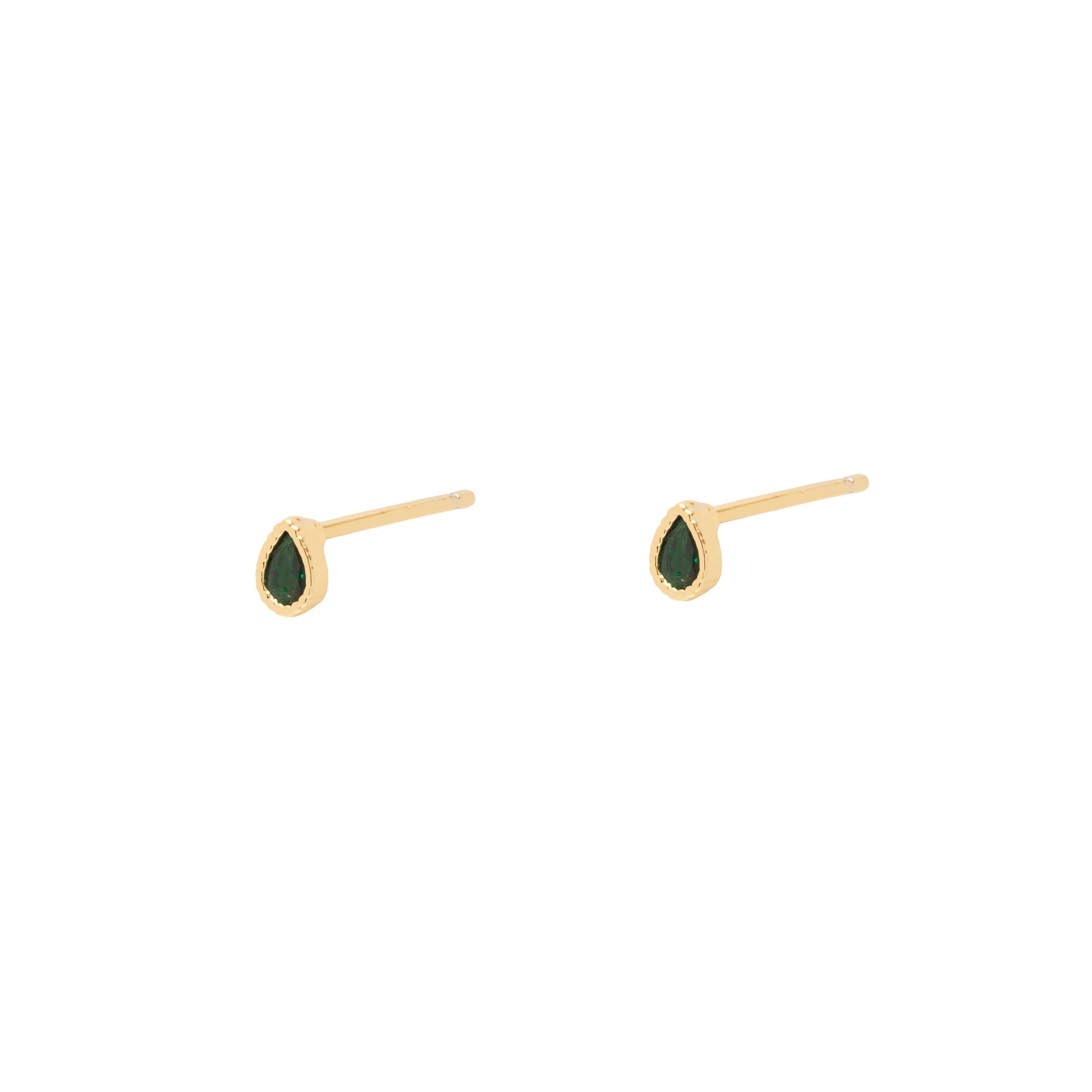 Rima teardrop crystal studs | MEZI