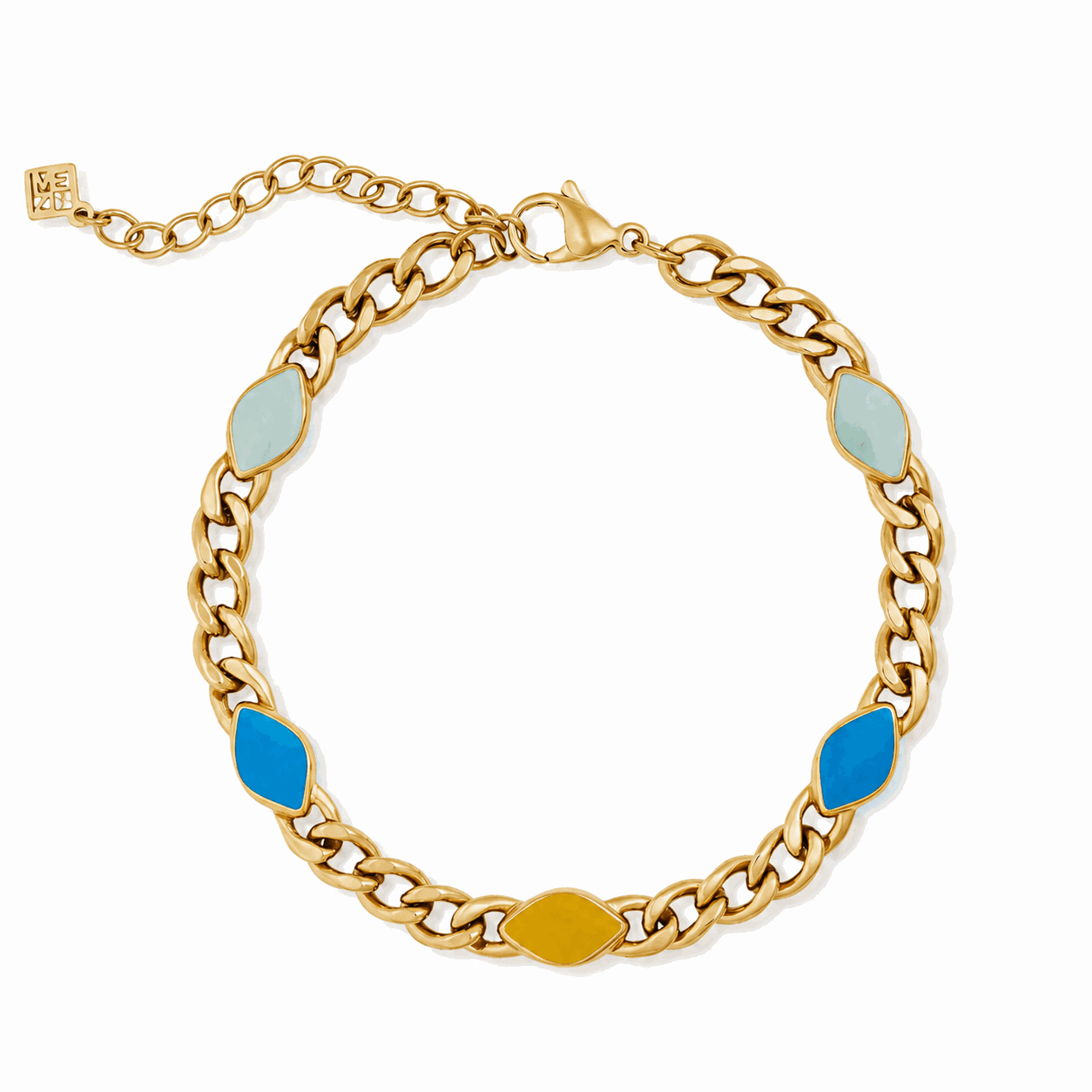 Santorini evil eye bracelet- waterproof