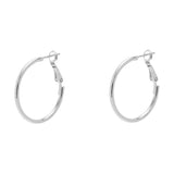 Plain fashion hoop earrings