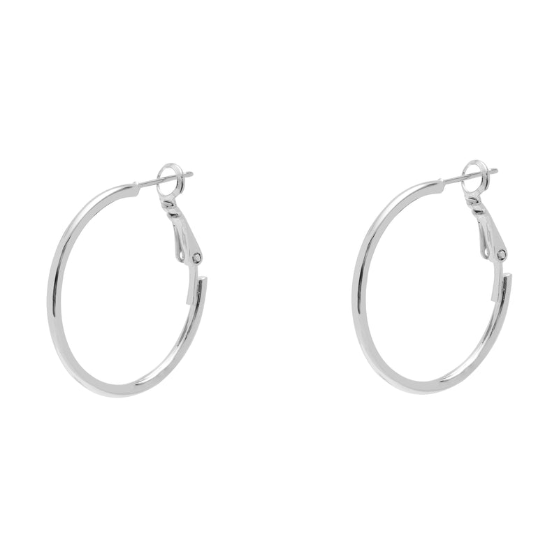 Plain fashion hoop earrings