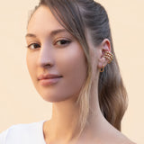 Bubble triple ear cuff