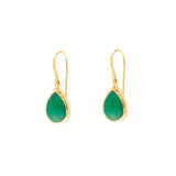 Sola teardrop semi-precious earrings