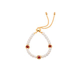 Esti fresh water pearl & semi-precious stone bracelet