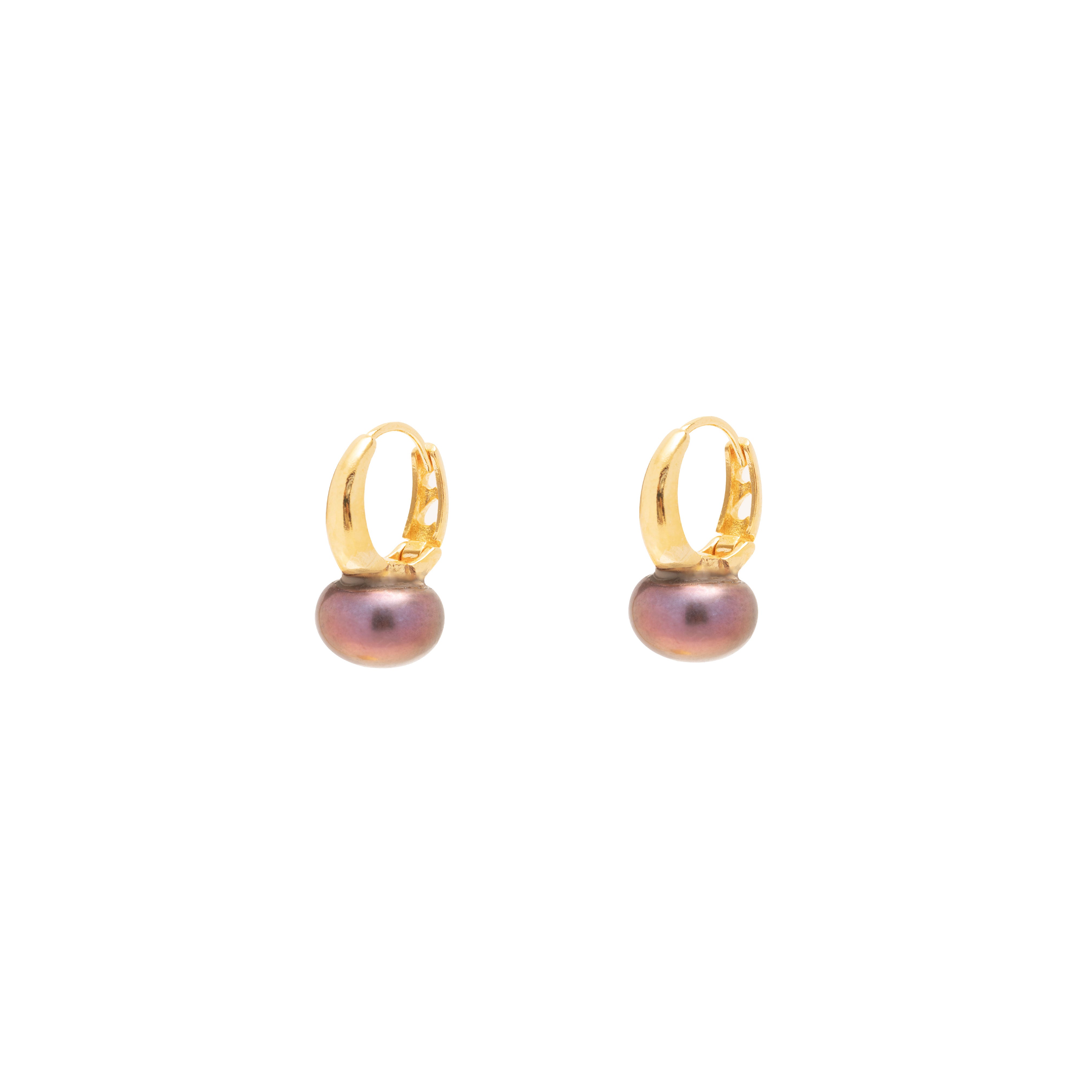 Valtina freshwater hoop earrings | MEZI