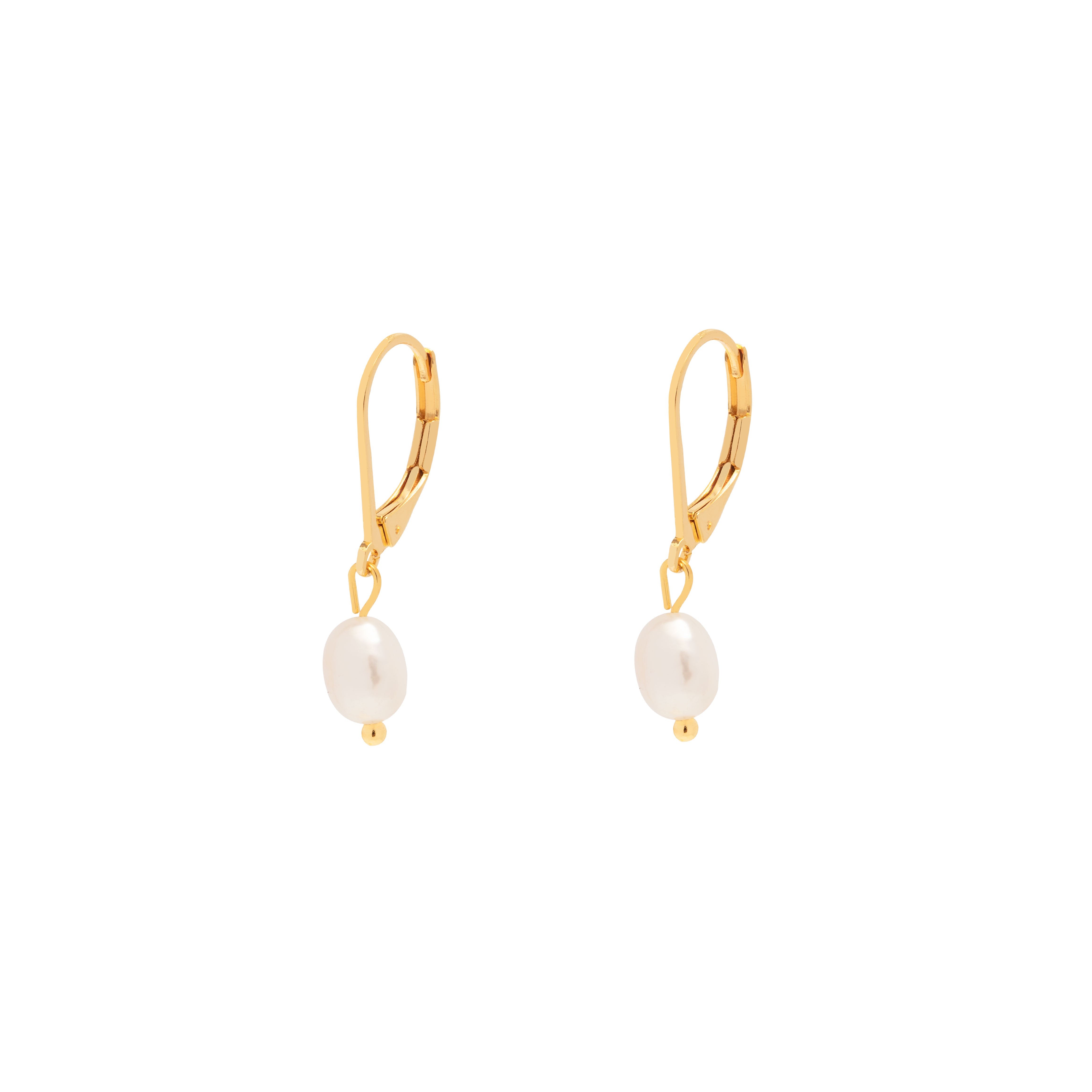 Variel freshwater hoop earrings | MEZI