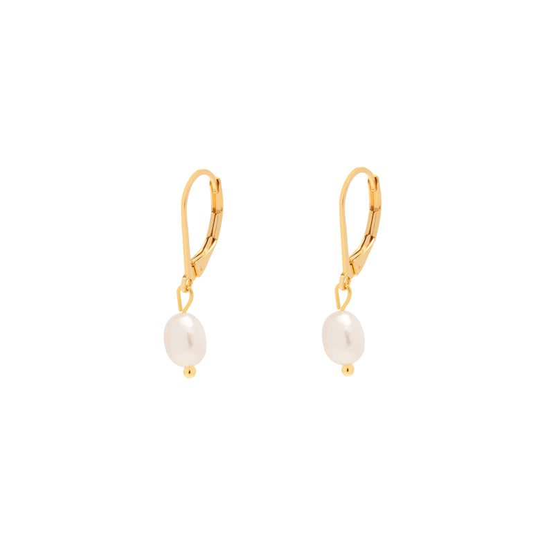 Variel freshwater hoop earrings